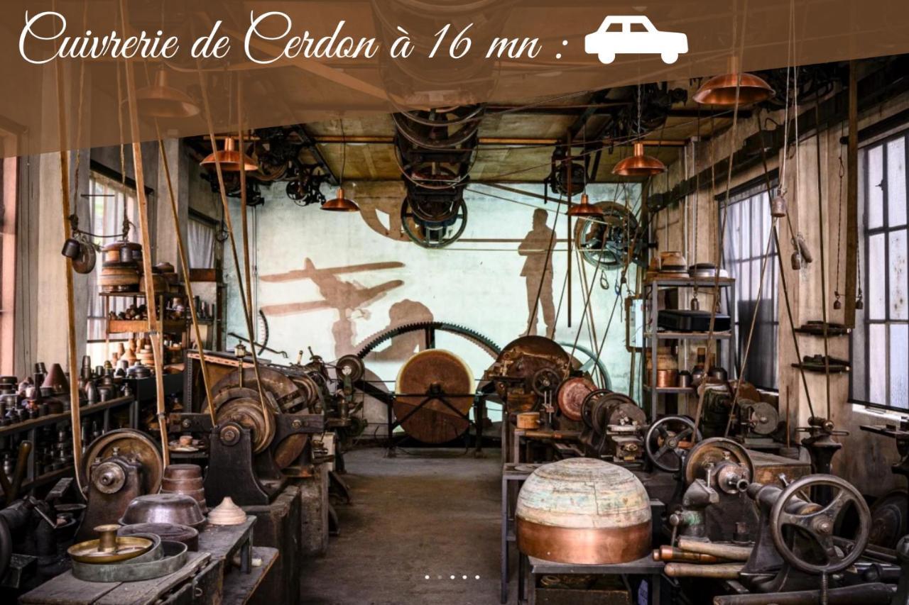 L'Emeraude - 1 A 4P - Wifi Fibre - Parking Gratuit Pont-dʼAin Exterior foto